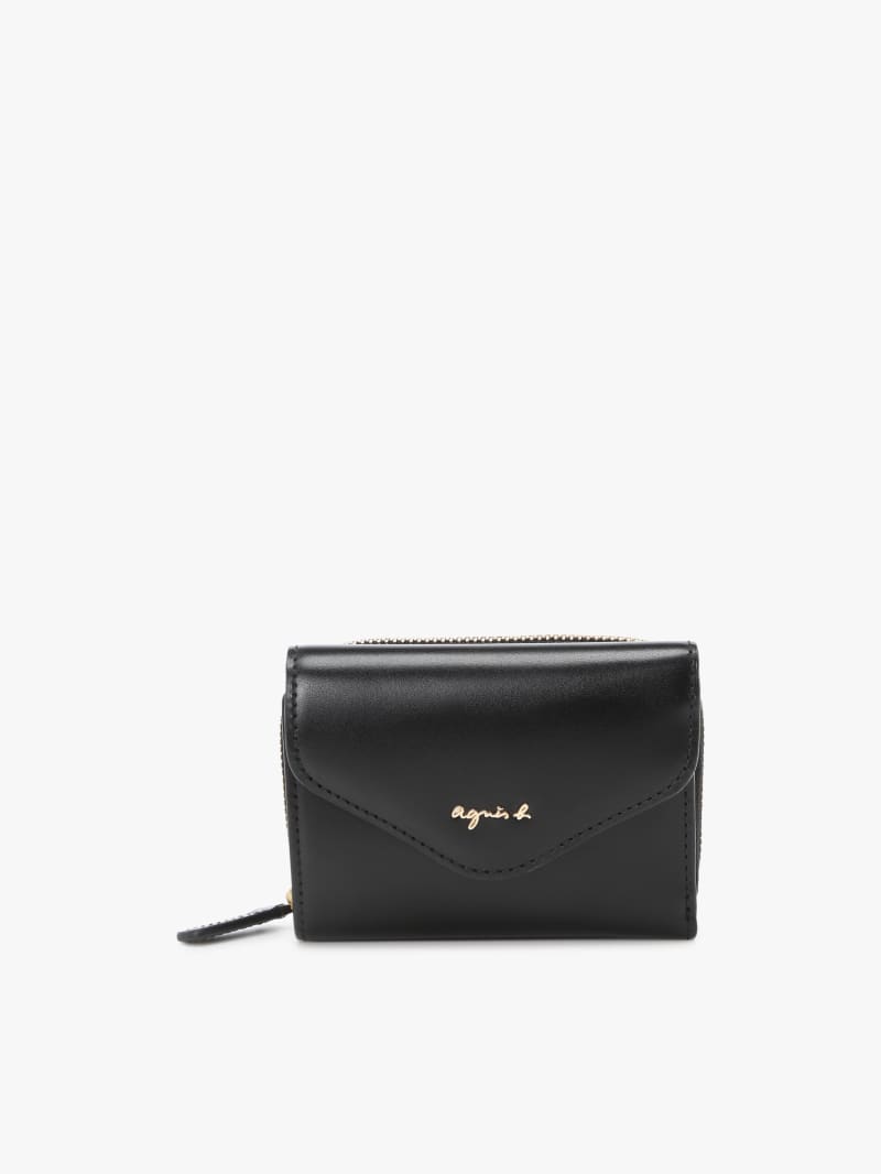 black leather wallet image number 0