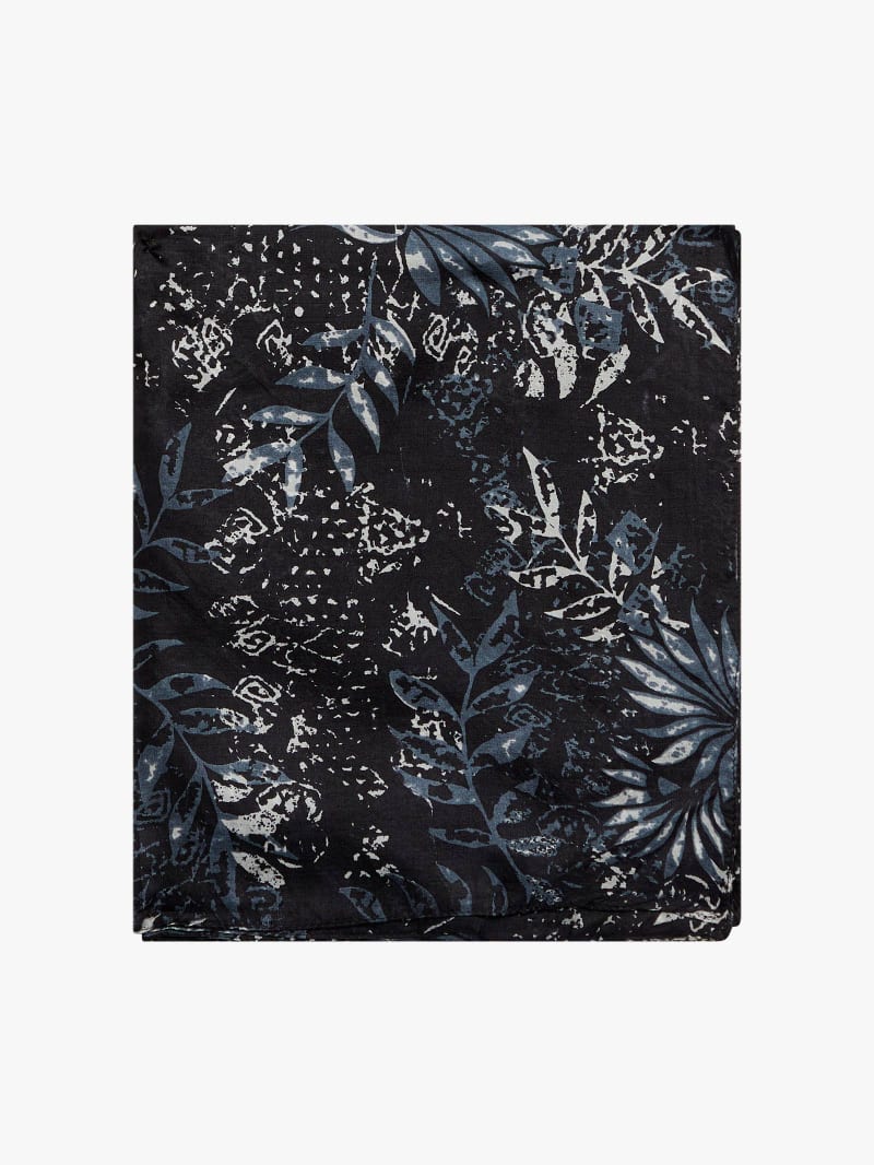 &eacute;charpe Noah en soie noir image number 0