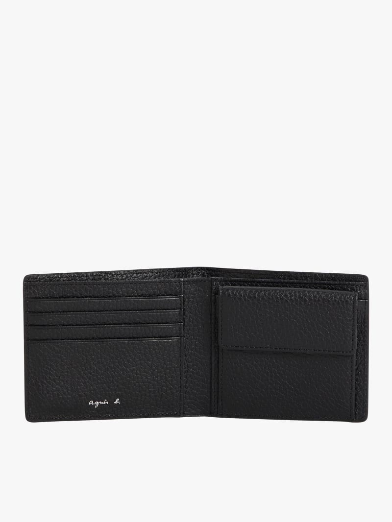 black leather wallet image number 1
