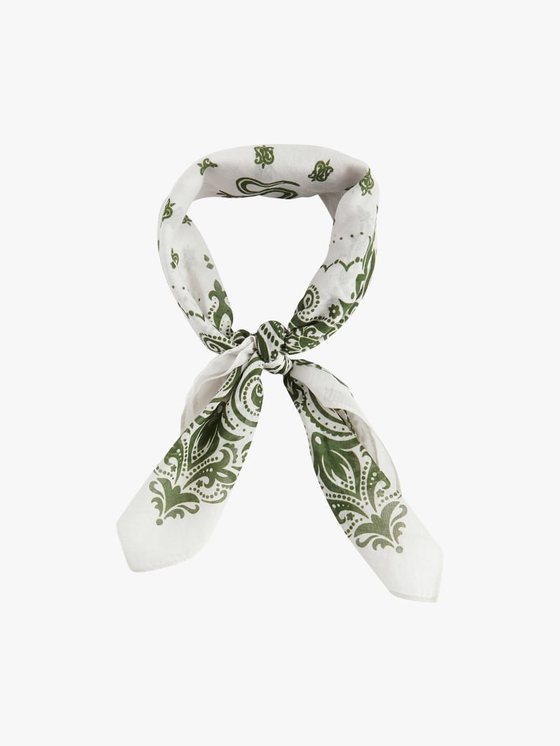 green Austin cotton bandana image number 1