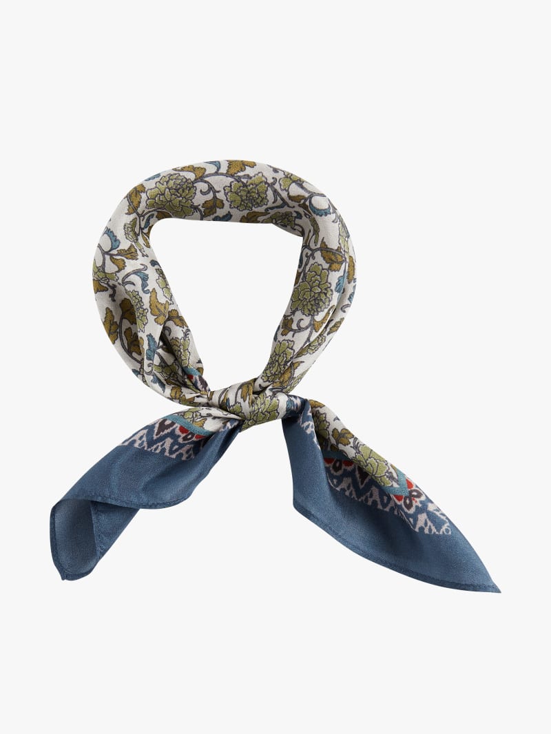 blue Brice silk bandana image number 1