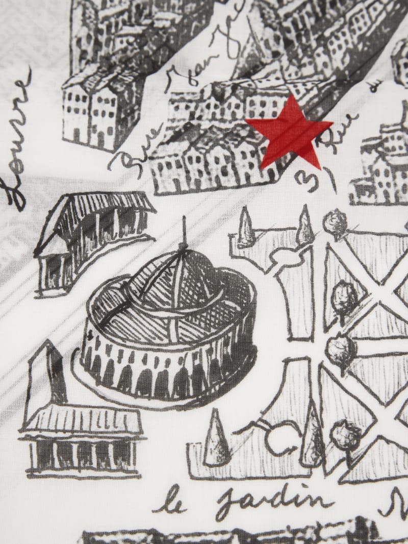 Rue du jour cotton square scarf image number 1