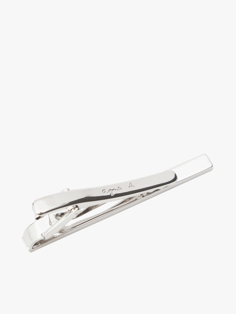 silver tie clip image number 0