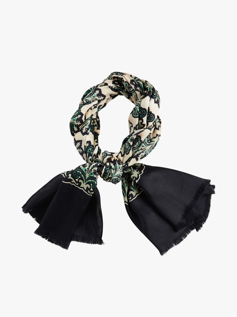 green Noah silk scarf image number 1