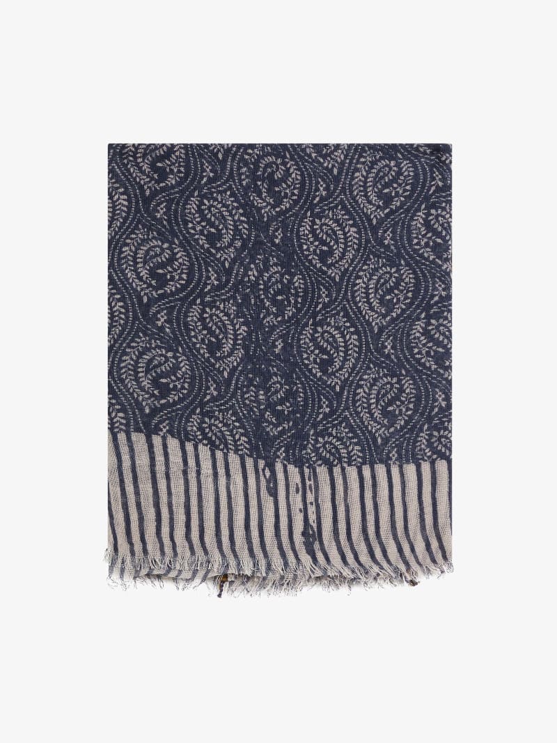 blue Adil cotton scarf image number 0