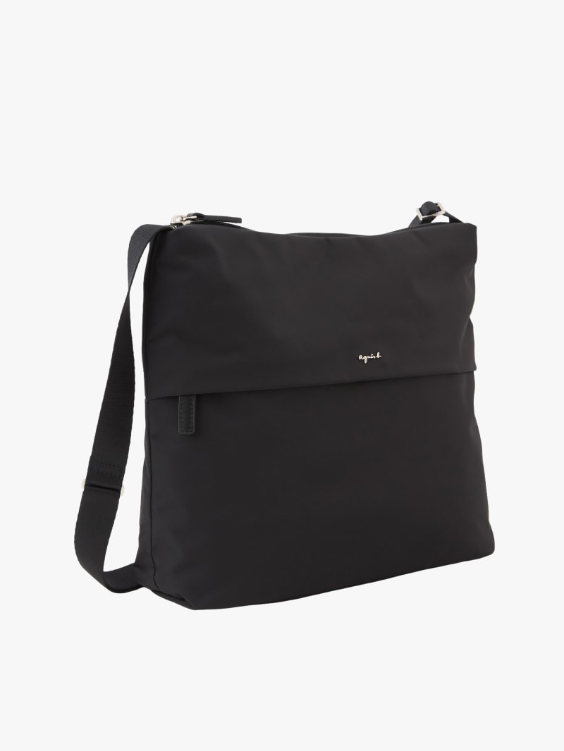 sac bandouli&egrave;re noir en nylon image number 2