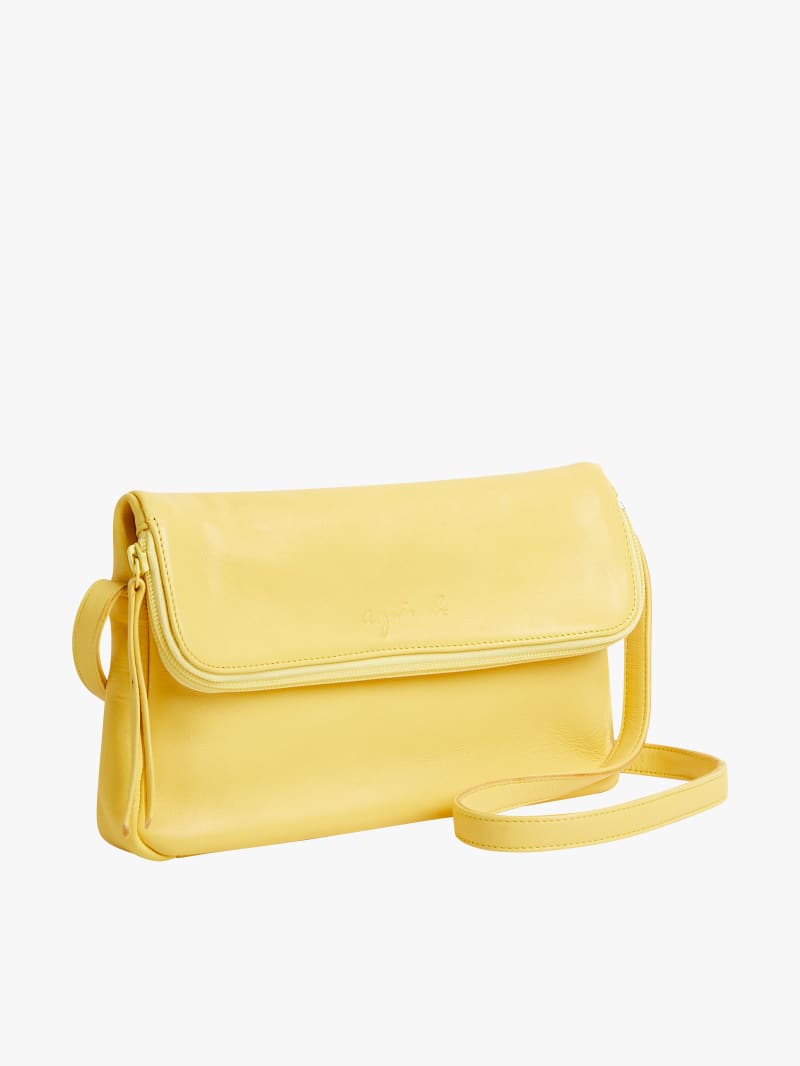 yellow Asya lambskin bag image number 1