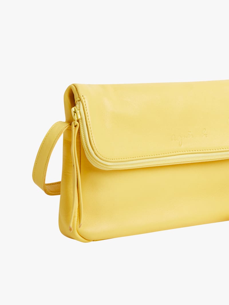 yellow Asya lambskin bag image number 2