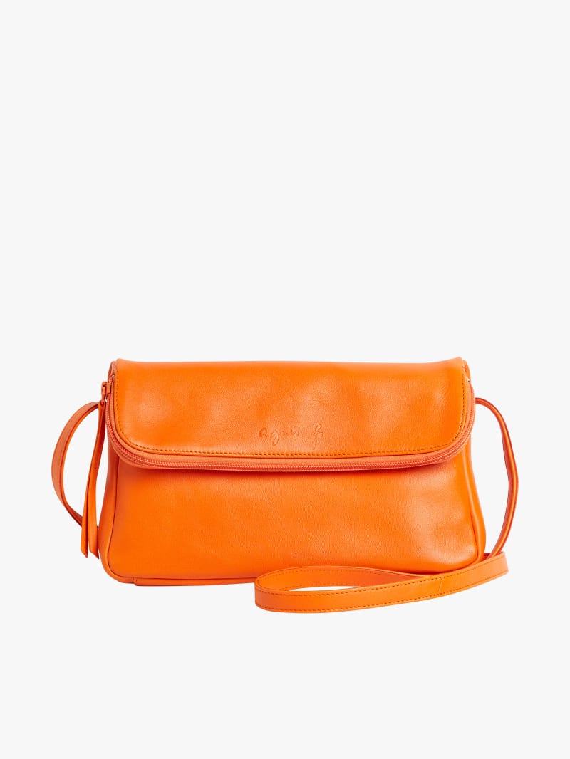orange Asya lambskin bag image number 0
