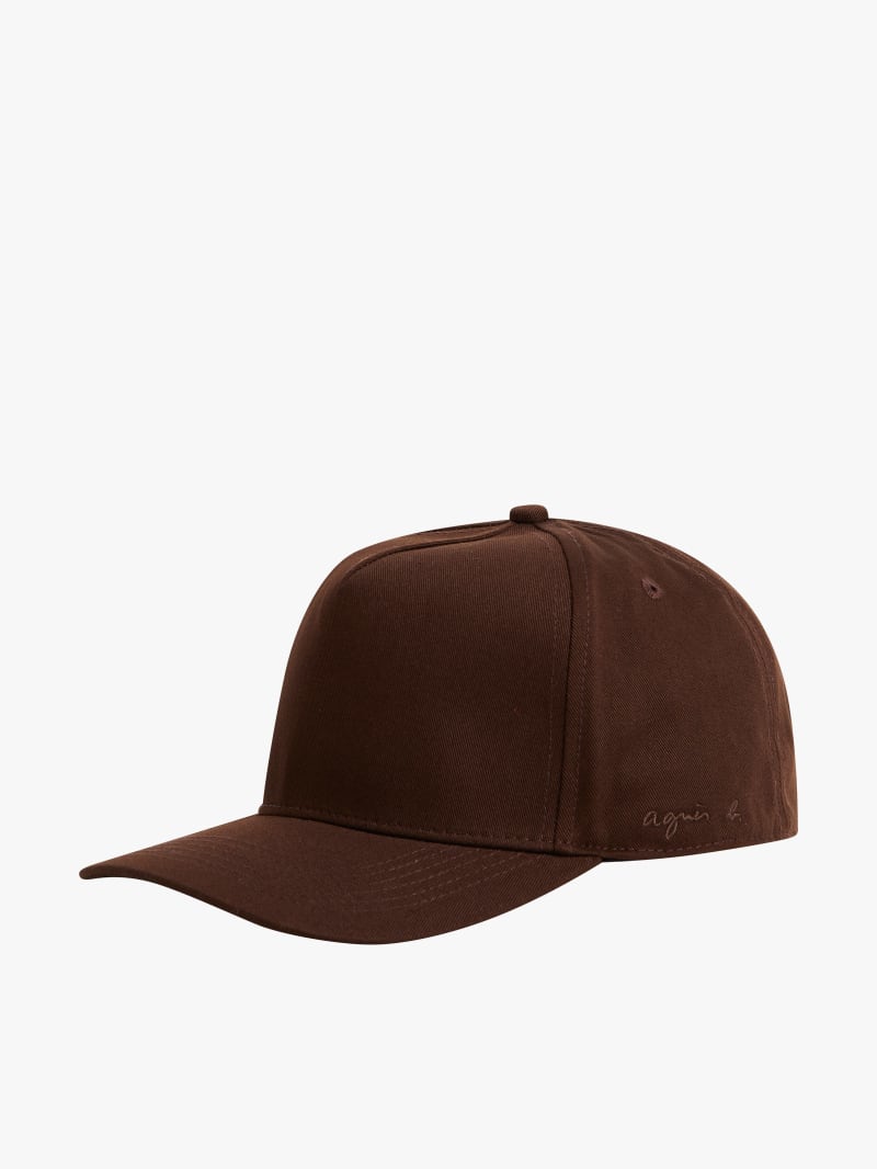 brown Elyes cotton cap image number 0