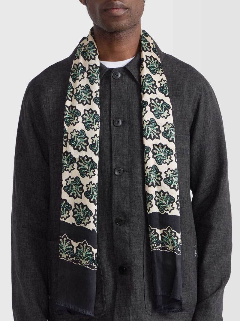 green Noah silk scarf image number 2