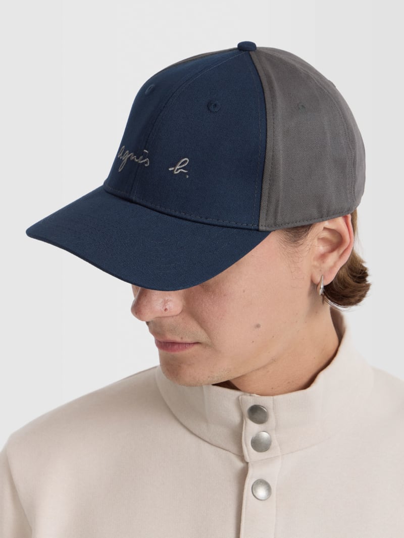 casquette Jean en coton bleu image number 1