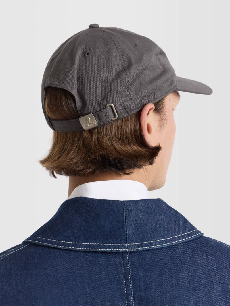 grey embroidered "agn&egrave;s b." cap image number 2