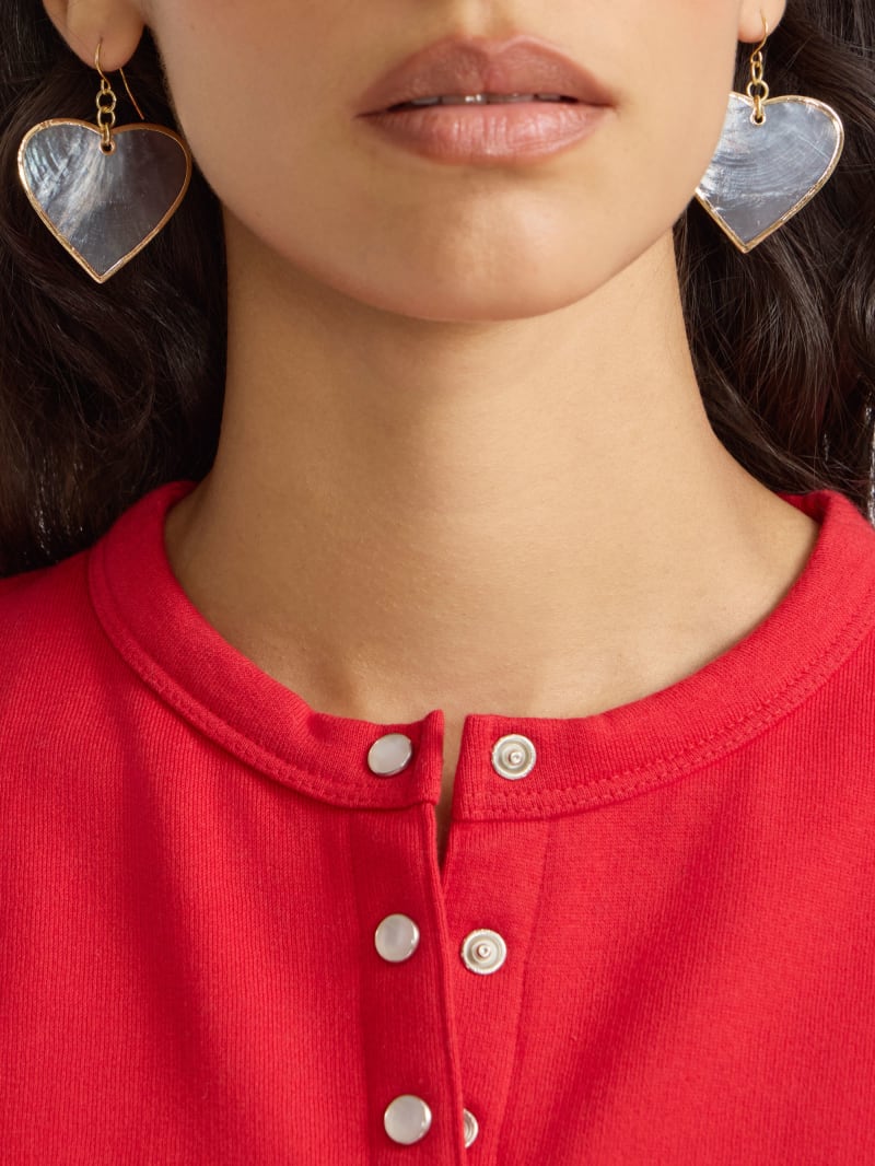 heart earrings image number 1