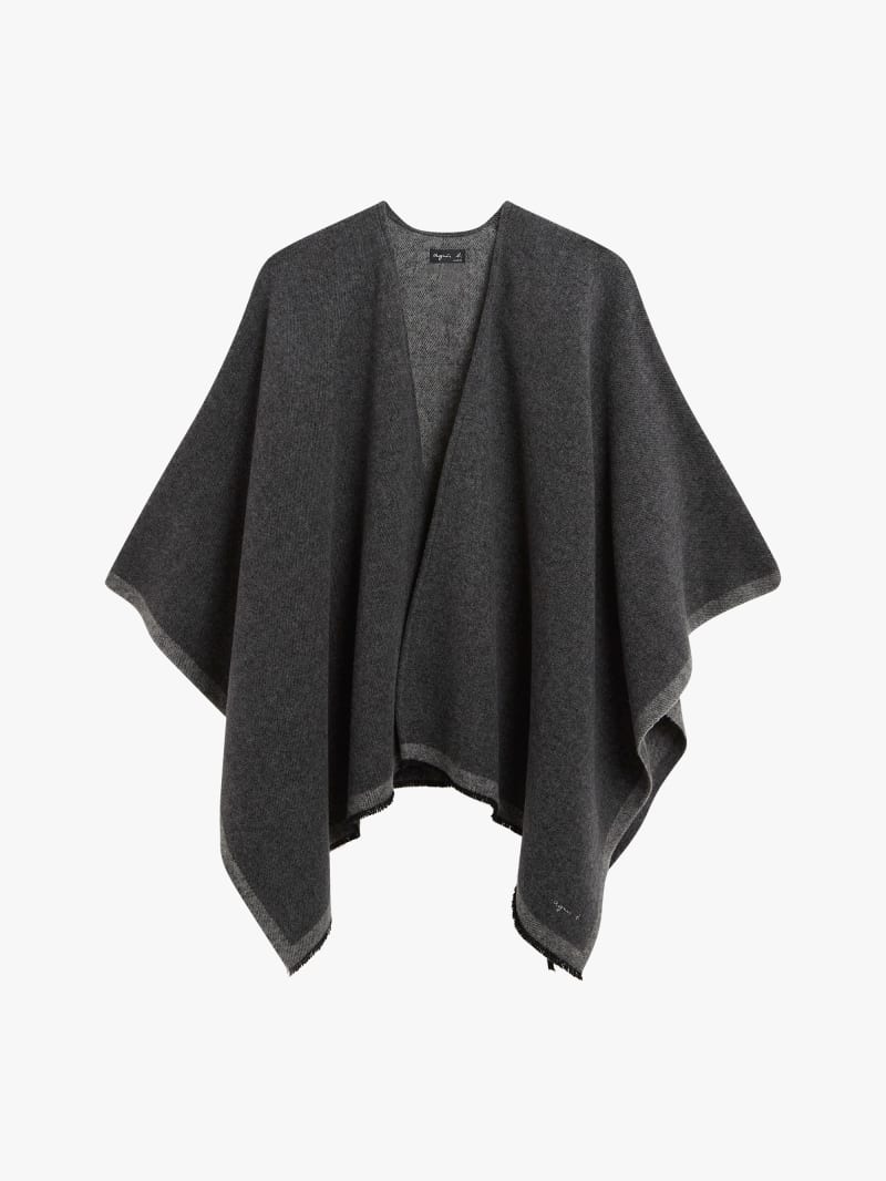 wool poncho image number 0