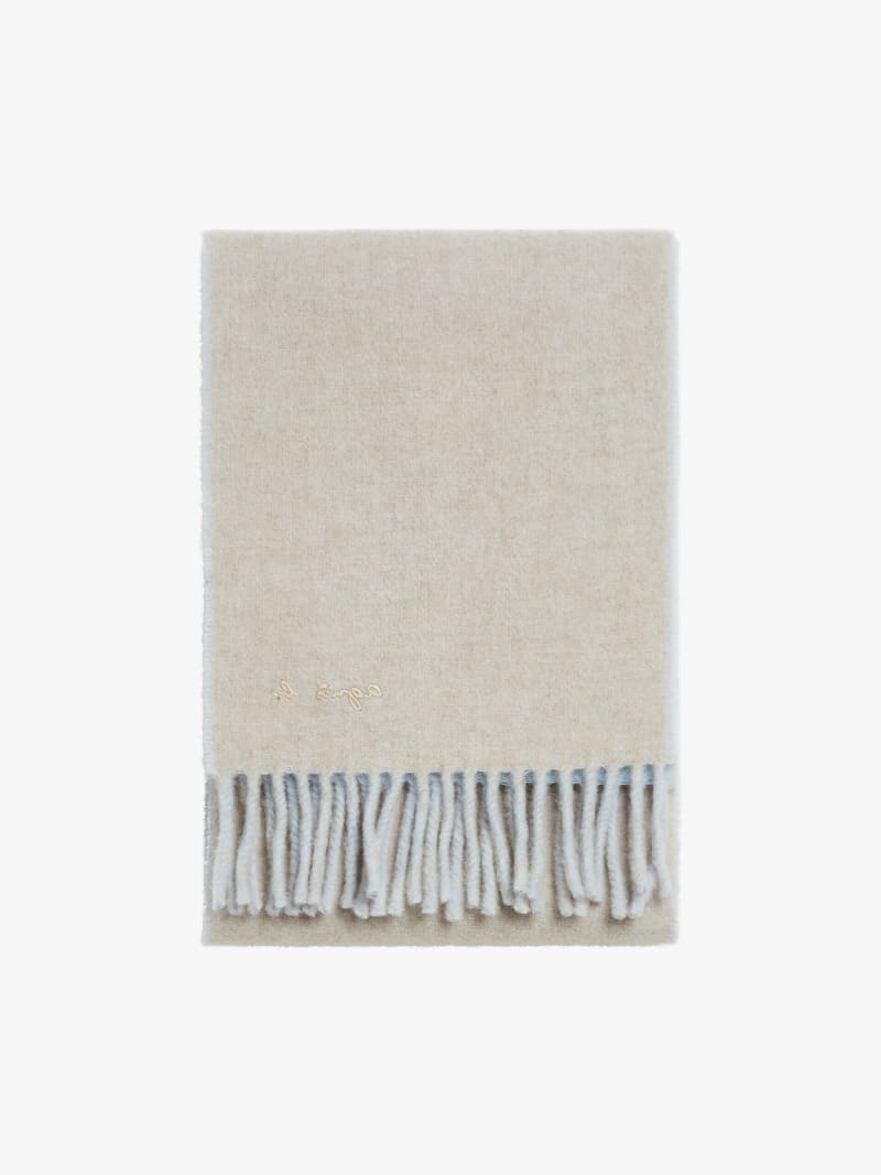 Bilal two-tone wool scarf image number 1