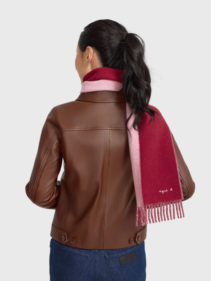 Bilal two-tone wool scarf image number 2