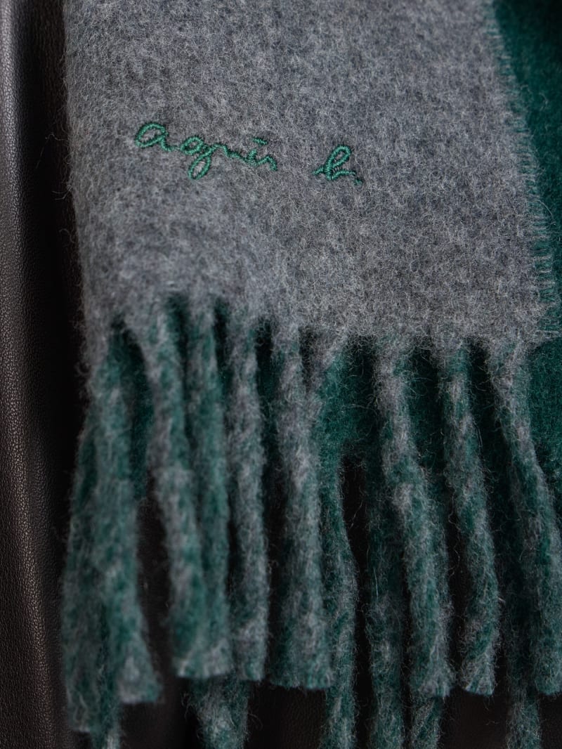 Bilal two-tone wool scarf image number 3