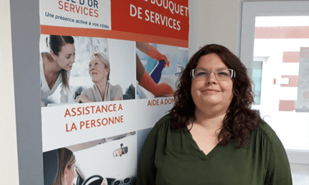 Valérie Bondroit à l'agence de Chalons en Champagne