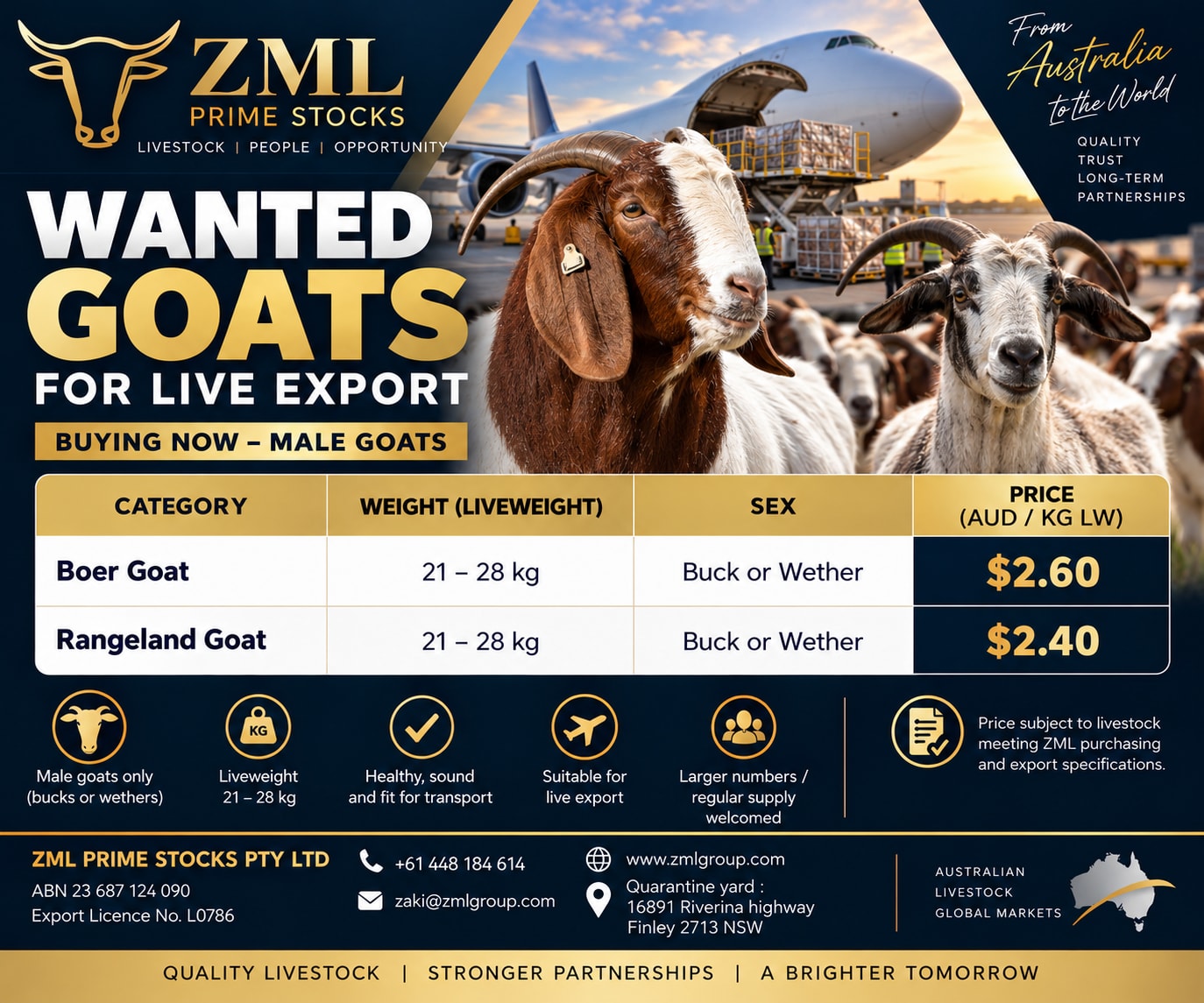 Wanted Male Goat, Finley NSW - Agora Livestock listing VDPIEOR