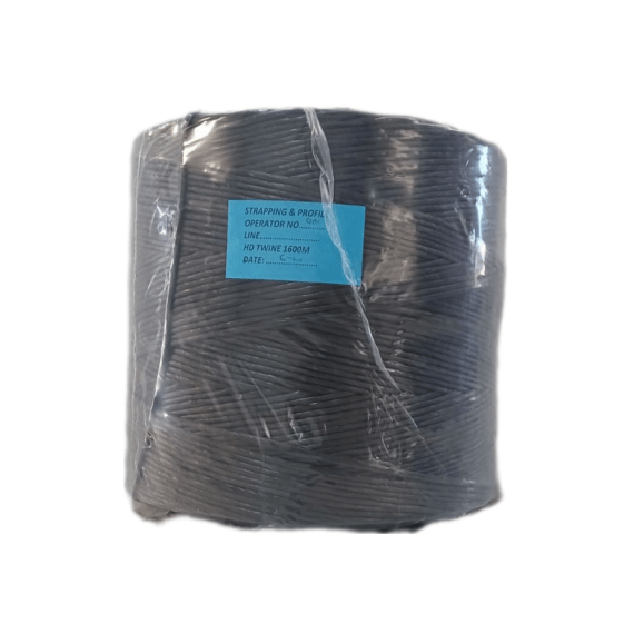 s p twine h duty black 1600m 5kg roll picture 1