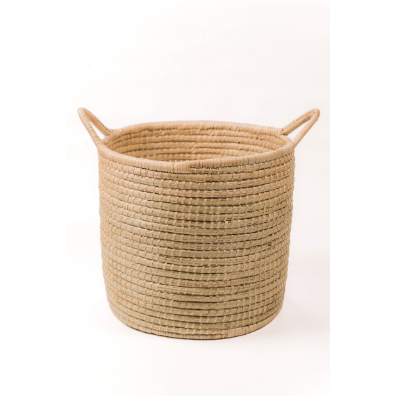 love palm honey handwoven basket 40cm picture 1