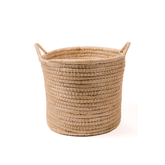 love palm honey handwoven basket 35cm picture 1