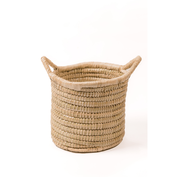 love palm honey handwoven basket 25cm picture 1