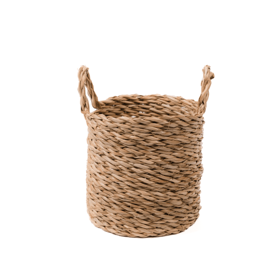 love palm oaties handwoven basket 15cm picture 1