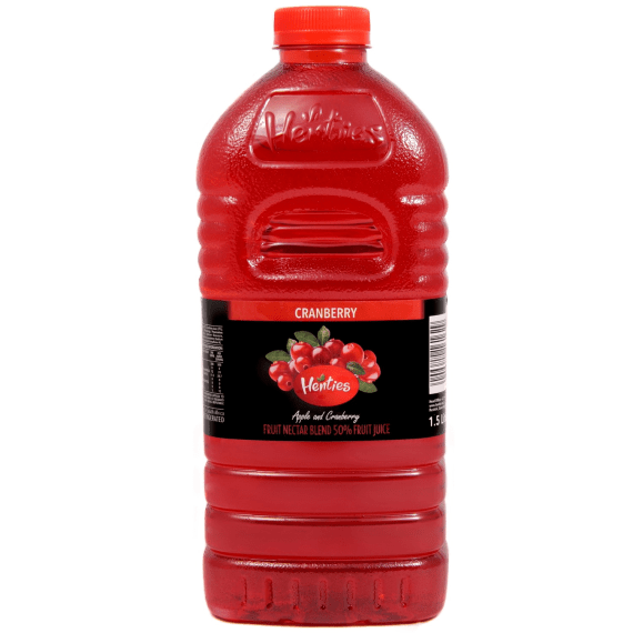 henties cranberry juice 100 1 5l picture 1