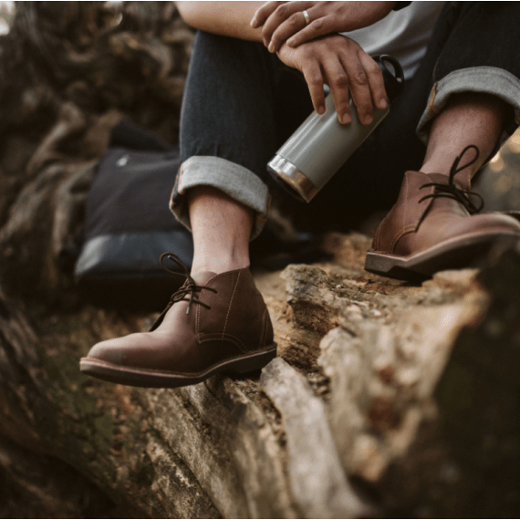 veldskoen chukka range brown waxy picture 3