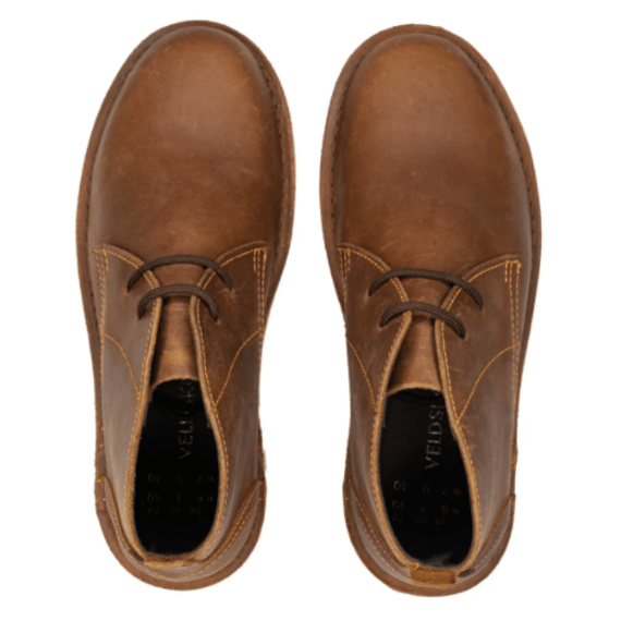 veldskoen chukka range brown waxy picture 4