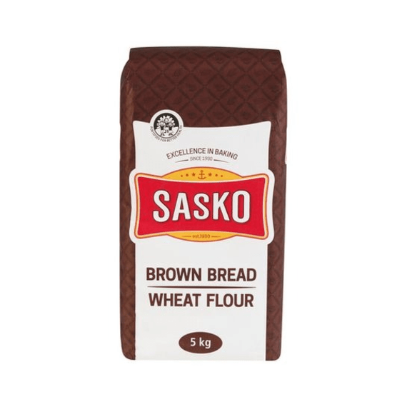 sasko brown bread flour 5kg picture 1