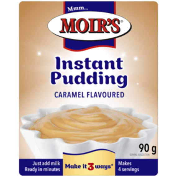 moirs instant pudding caramel 90g picture 1