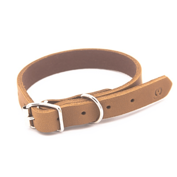 woofer heavy duty leather dog collar 16mm x 400mm picture 2