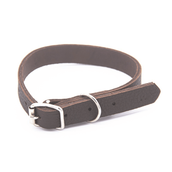 woofer heavy duty leather dog collar 16mm x 400mm picture 3