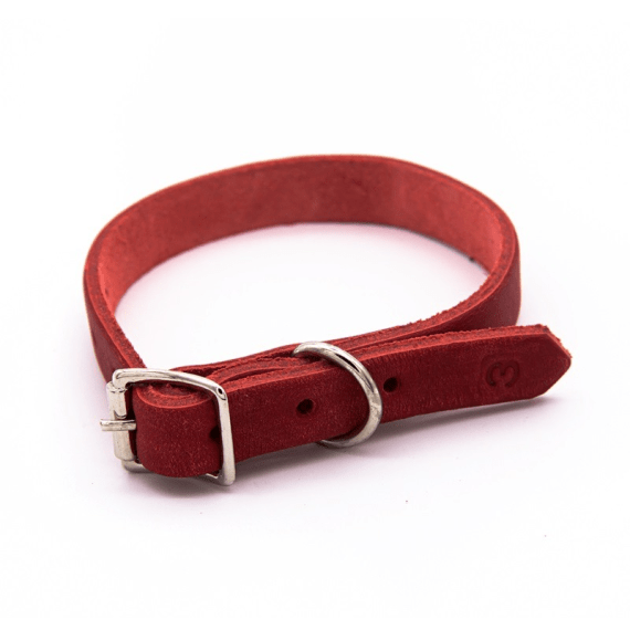 Woofer Heavy Duty Leather Dog Collar 16mm x 400mm Agrimark