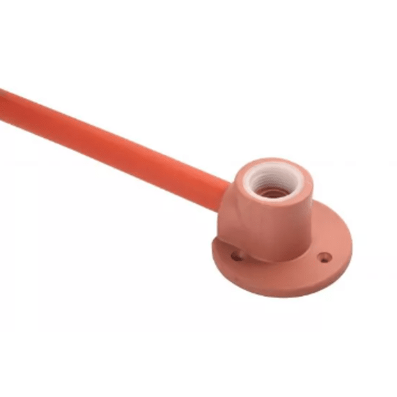 stand pipe polycop with wall plate 15mm picture 1