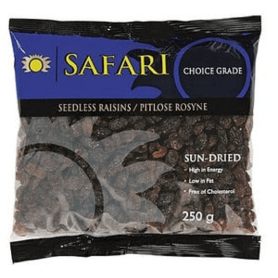 safari raisins pitted 250g picture 1