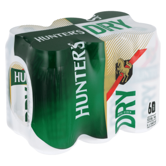 Hunters Dry Can 440ml Agrimark