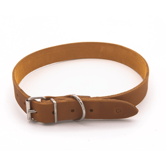 woofer heavy duty dog collar leather 30mm x 750mm picture 1