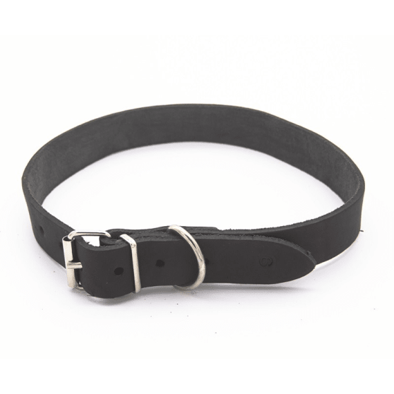 woofer heavy duty dog collar leather 30mm x 750mm picture 2