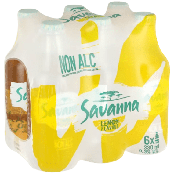savanna lemon non alcoholic 330ml picture 1
