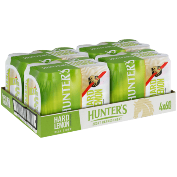 hunters hard lemon can 440ml picture 3