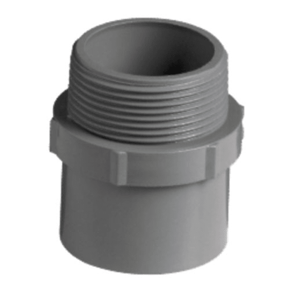 waterlinx pool pvc adaptor m m 50x50mm picture 1