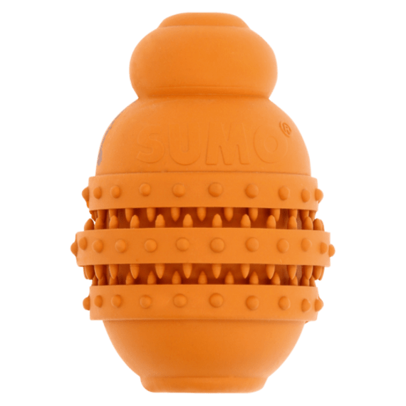 beezteez sumo play dental orange small dog toy picture 1