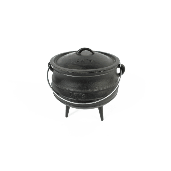 lk s 3 legged cast iron no3 potjie pot picture 1