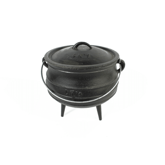 lk s 3 legged cast iron no4 potjie pot picture 1