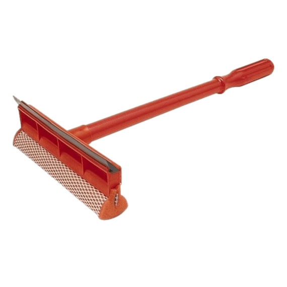 ryan squeegee red plastic handle picture 1
