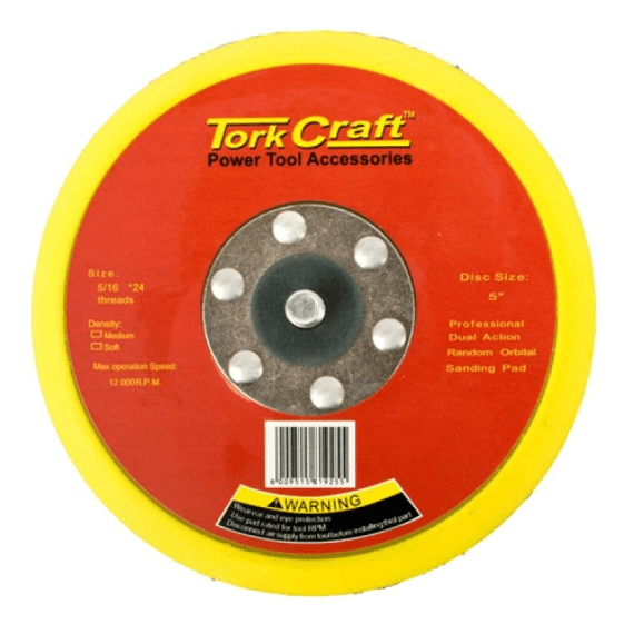 aircraft sander pad 8 holes 125mm picture 1